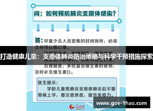 打造健康儿童：支原体肺炎防治策略与科学干预措施探索